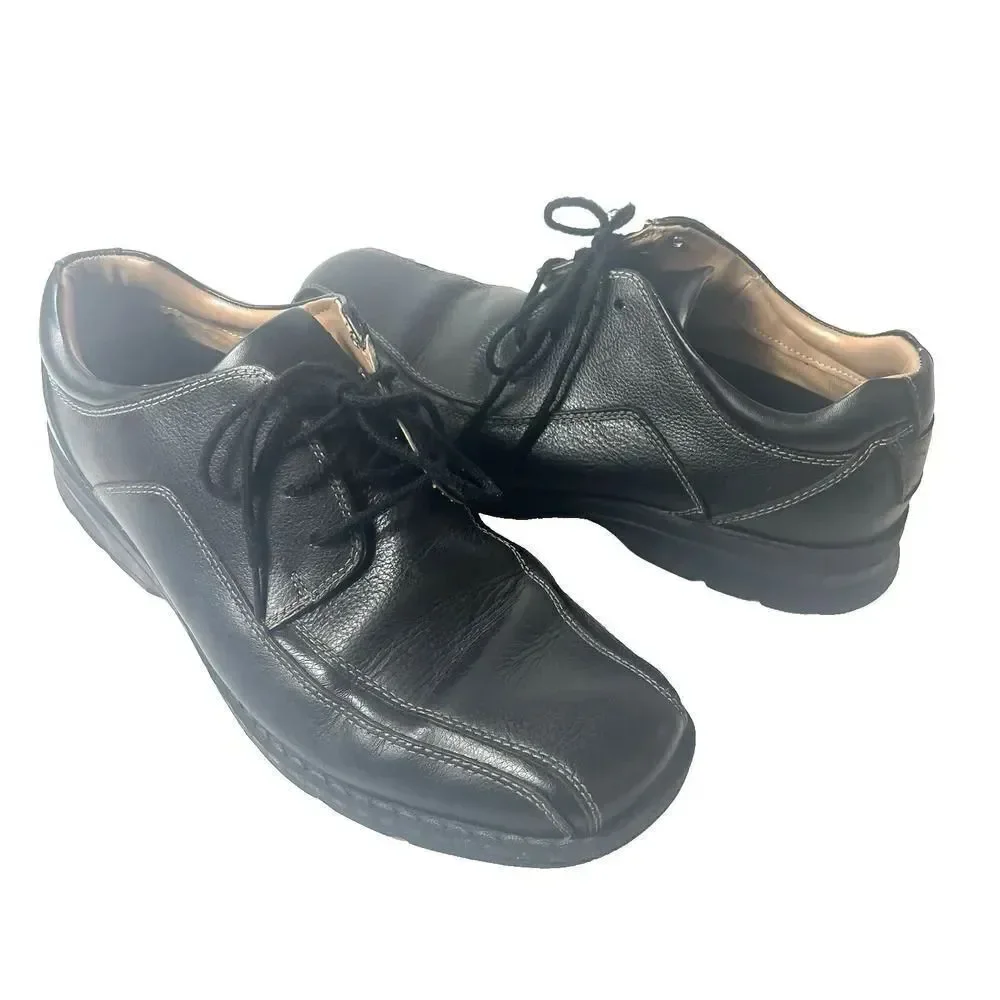 Dockers Mens Size 11 M Comfort Casual Black Leather Oxford Everyday Driving Shoe